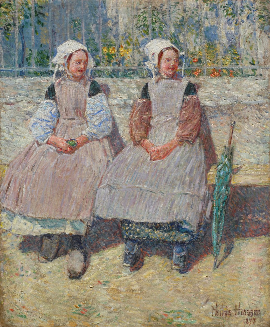 A la luz del sol de Childe Hassam