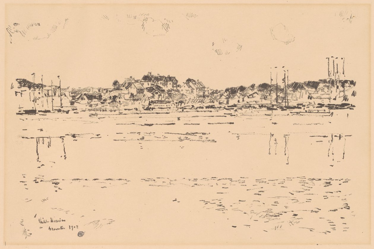 Puerto interior de Childe Hassam