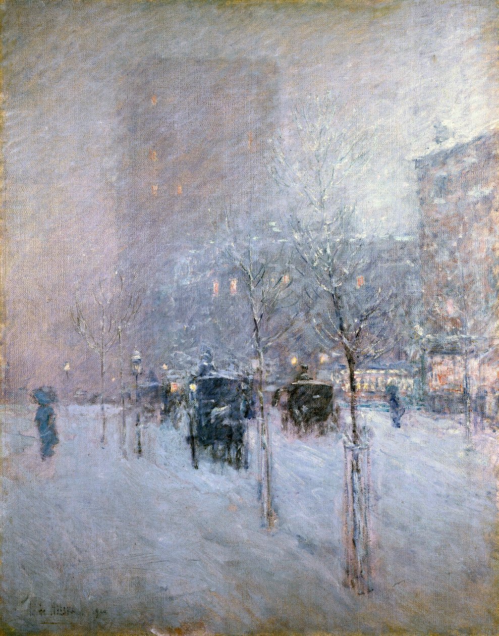Tarde de invierno en Nueva York, 1900 de Childe Hassam