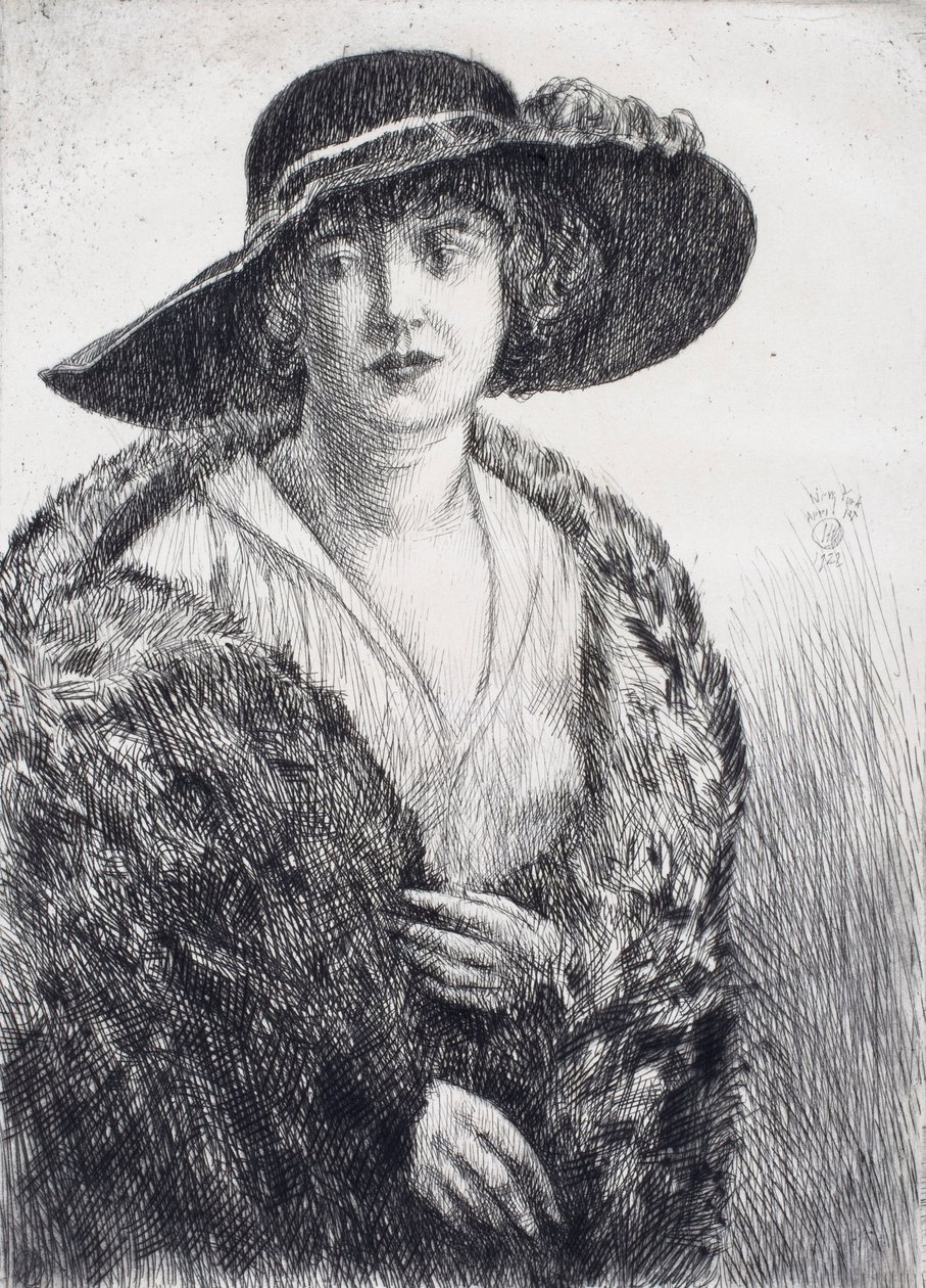 La señorita Erminie Gagnon de Childe Hassam