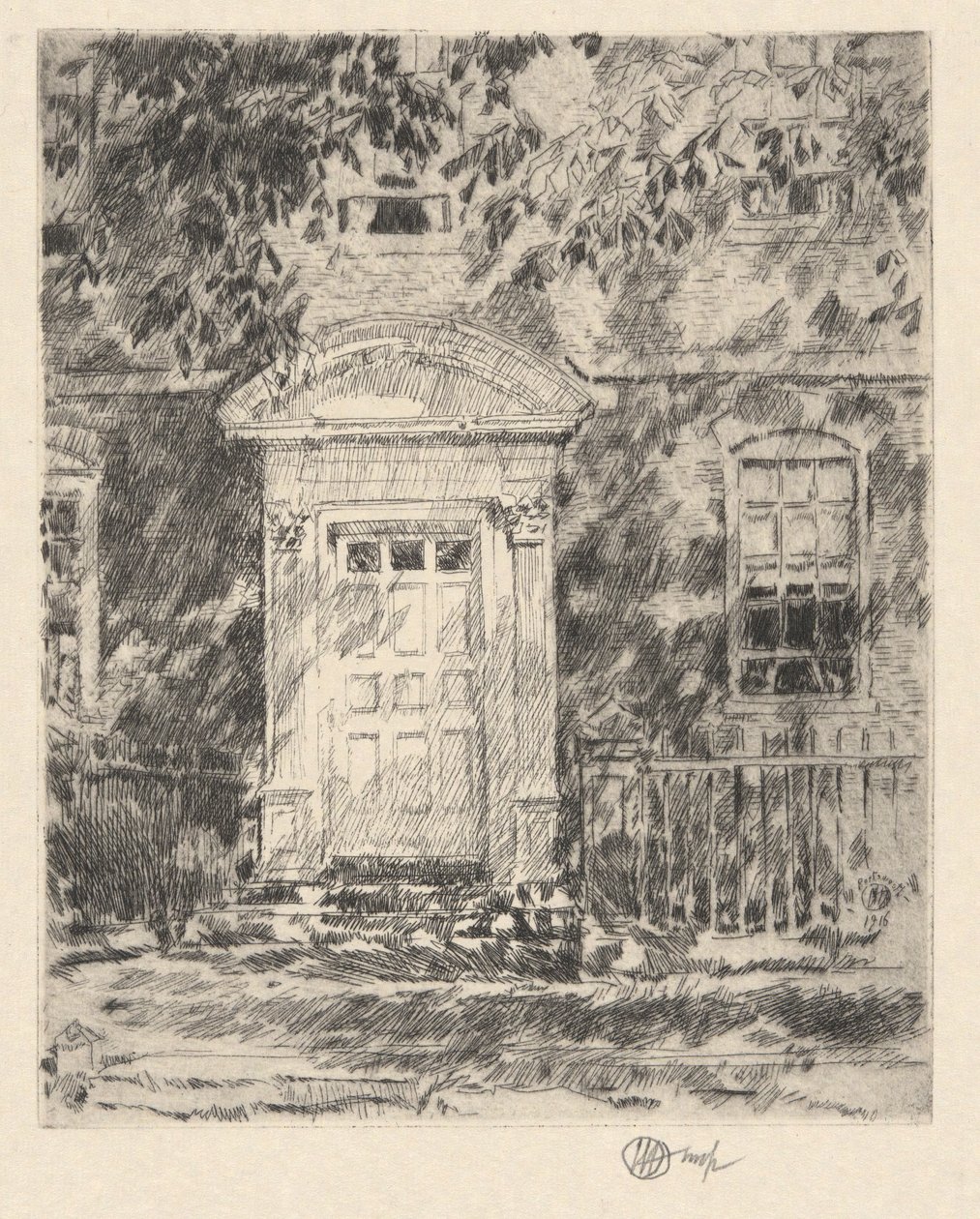 Puerta de Portsmouth de Childe Hassam