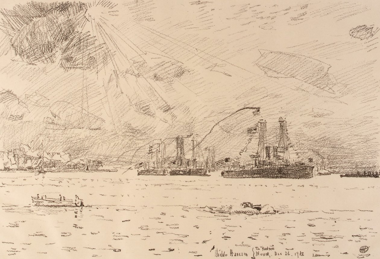 El retorno de la flota de Childe Hassam
