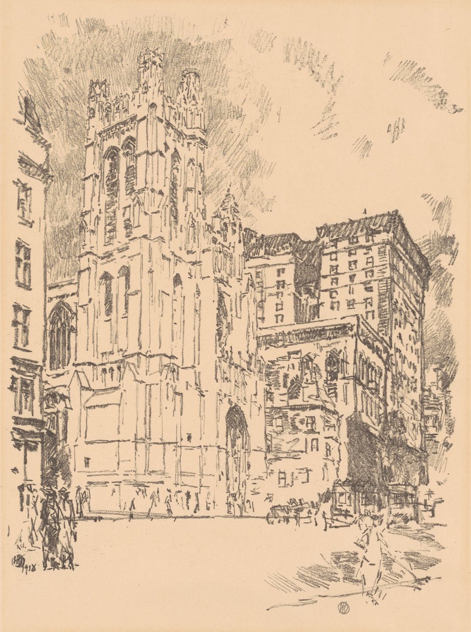 San Tomás, Nueva York de Childe Hassam