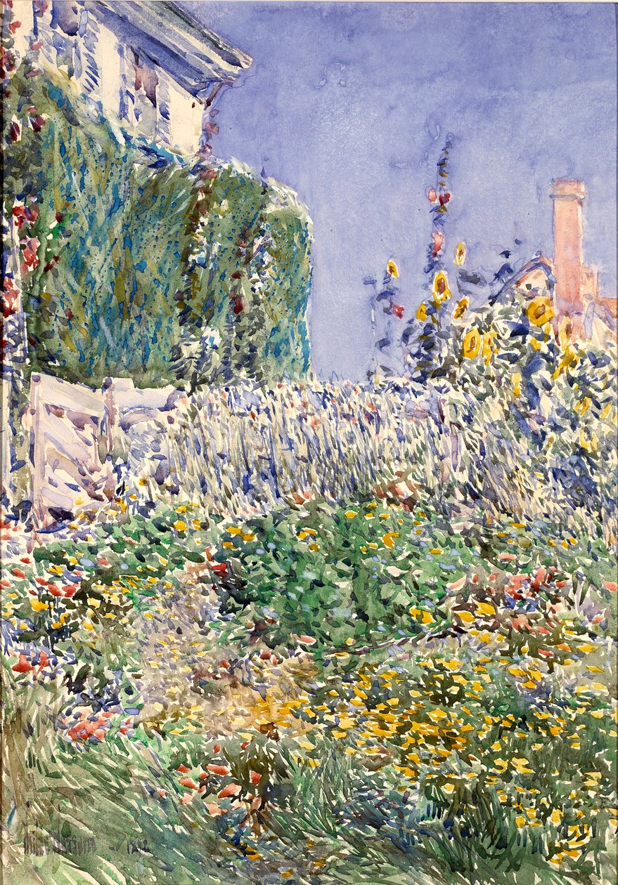 Jardín de Thaxter de Childe Hassam