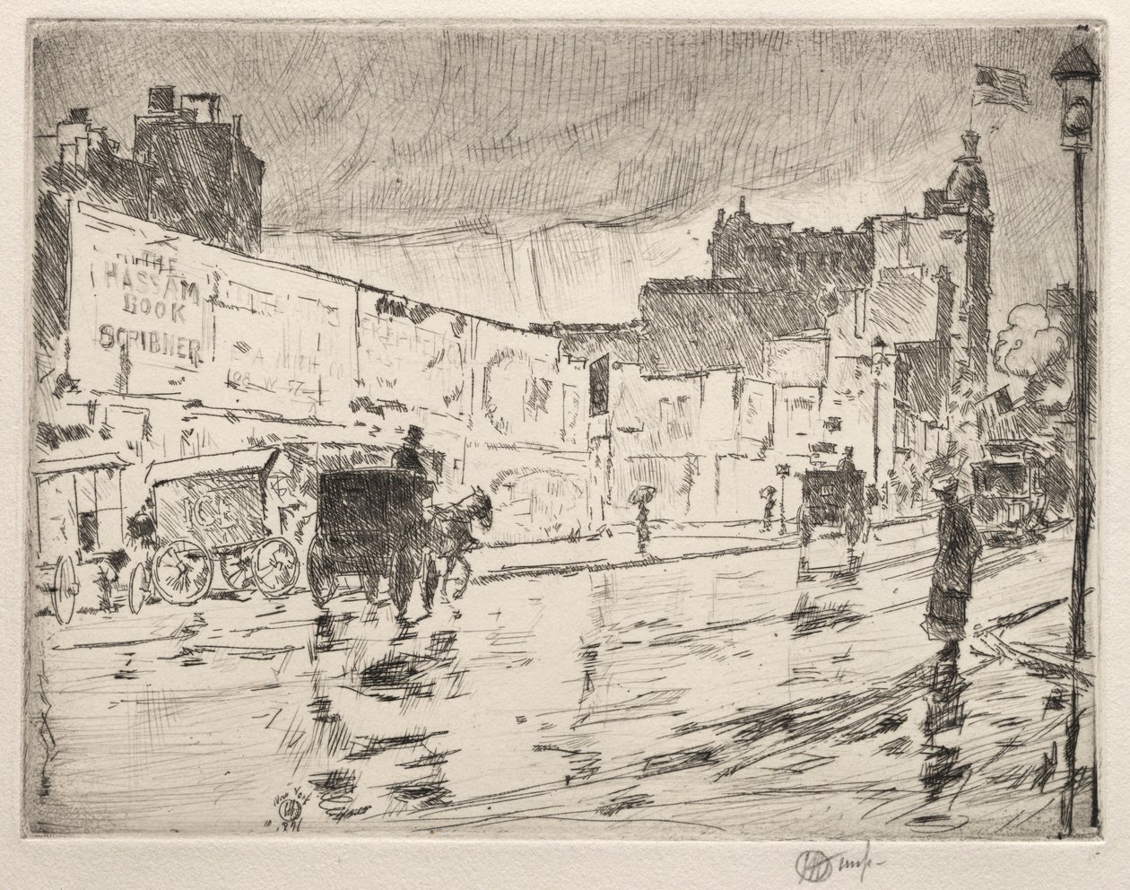 Los Carteles, Nueva York, 1896 de Childe Hassam