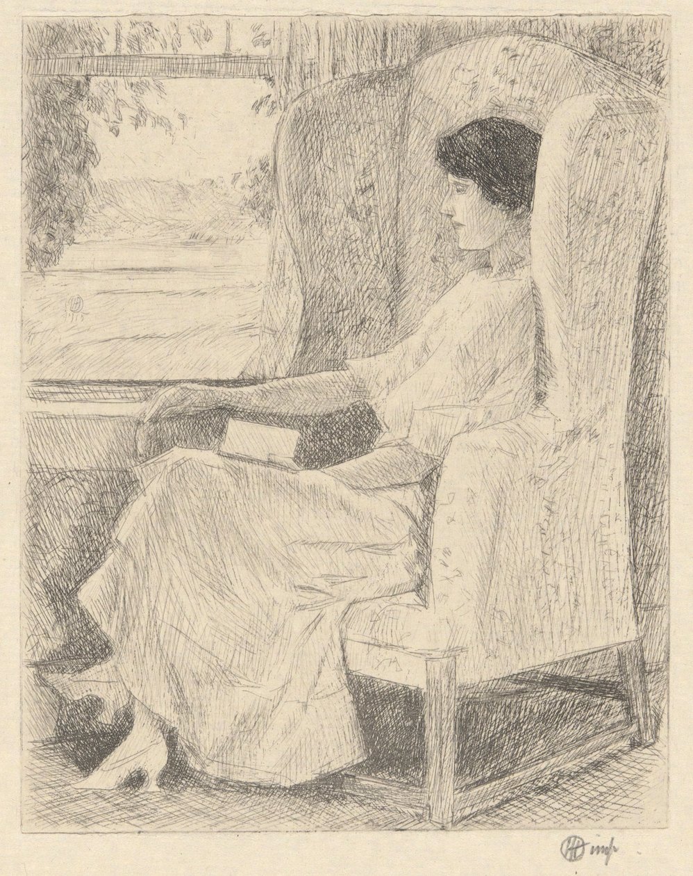 La silla georgiana de Childe Hassam