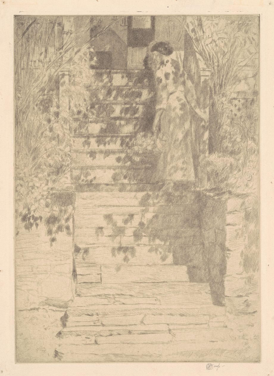 Los escalones de Childe Hassam