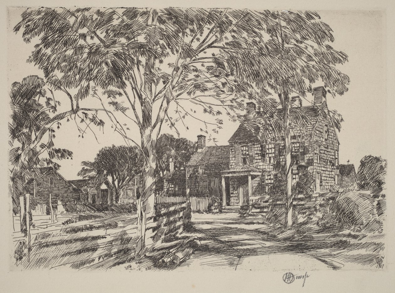 Lugar de nacimiento de Walt Whitman de Childe Hassam