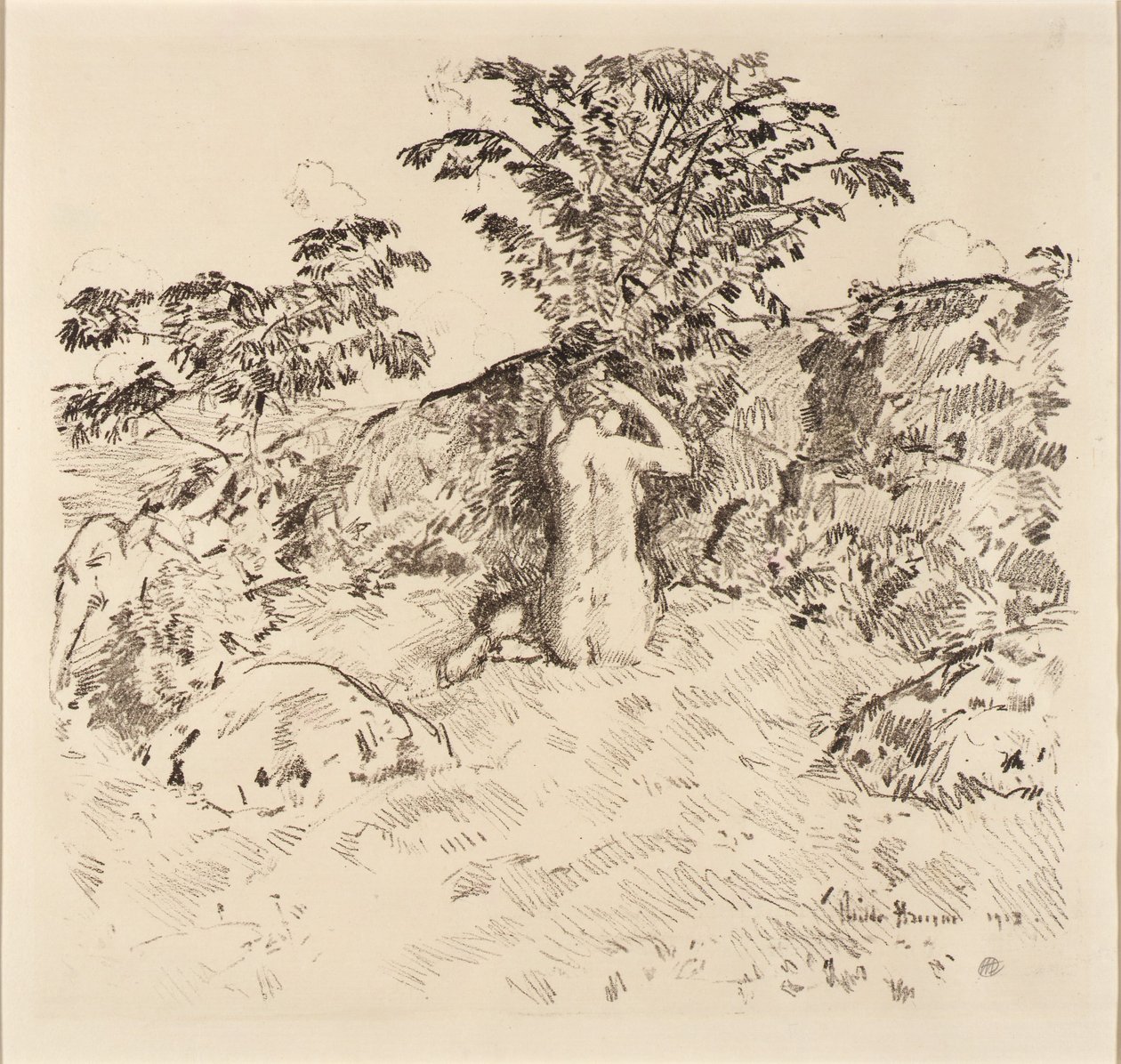Cerezo silvestre de Childe Hassam