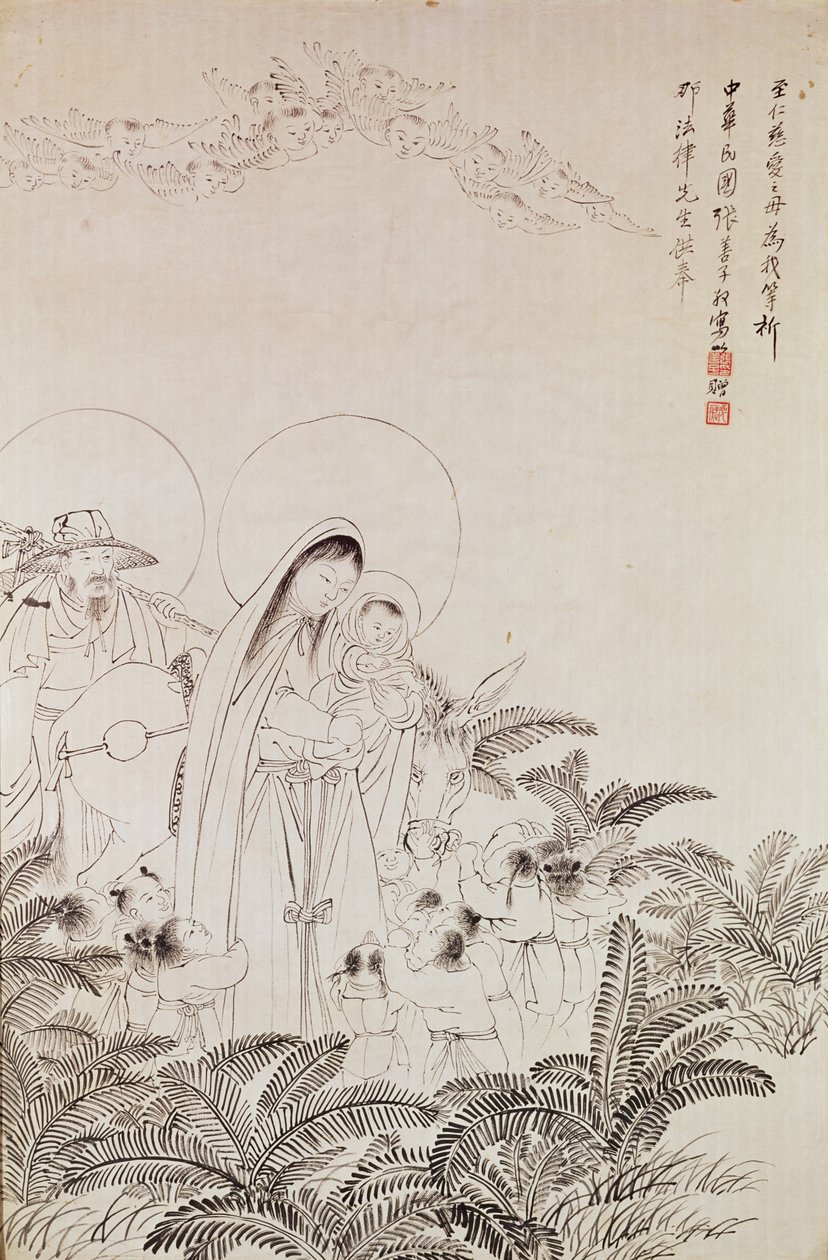 Madonna y niño de Chinese School