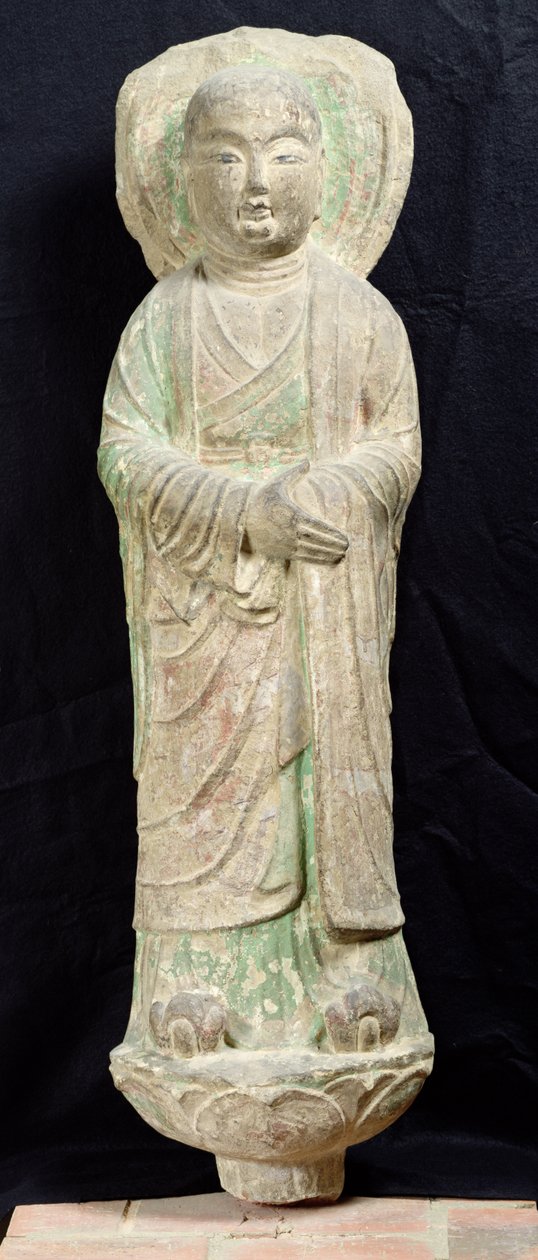 Monje, de Dunhuang, Provincia de Gansu de Chinese School