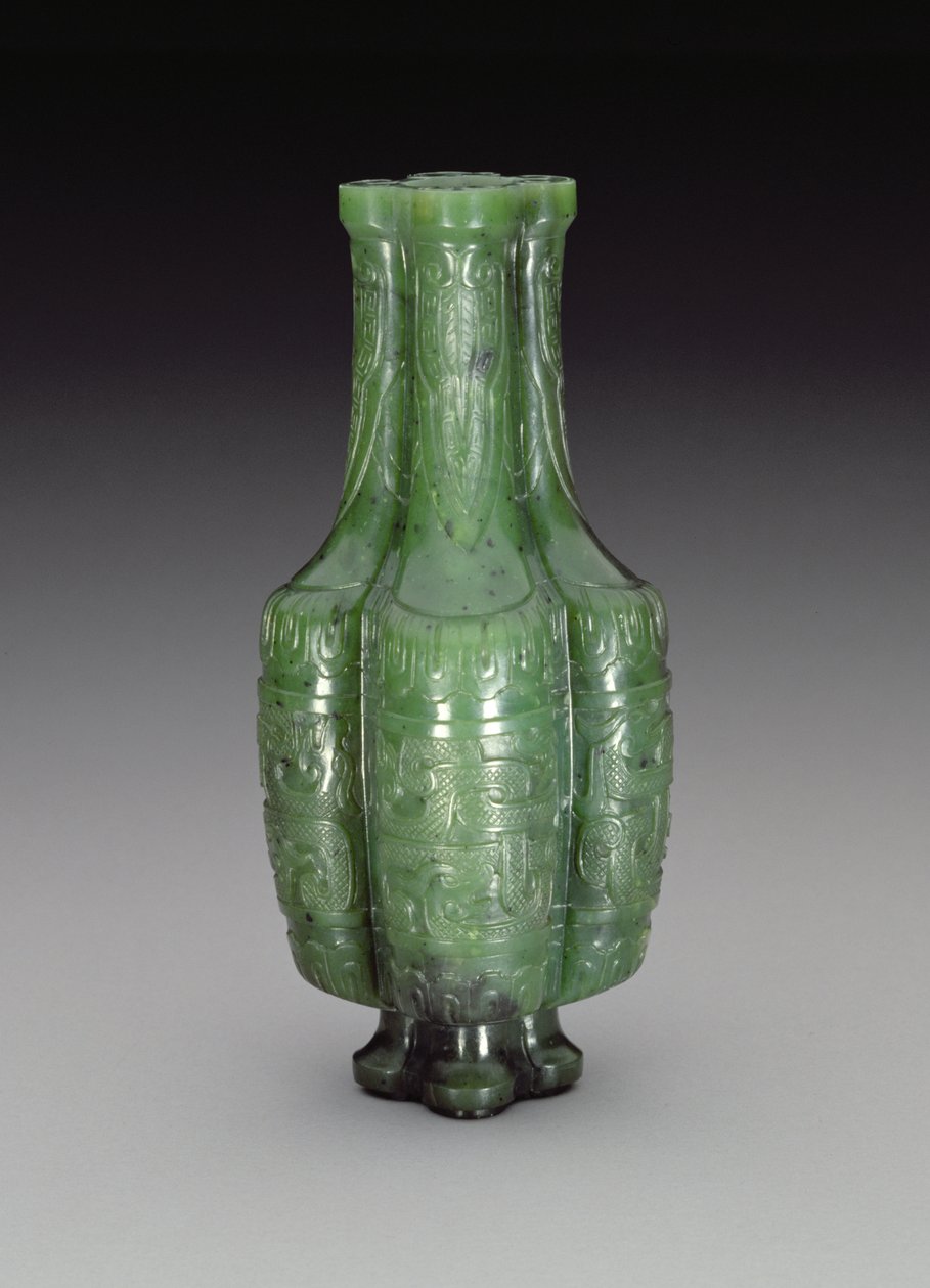 Jarrón (jade) de Chinese School
