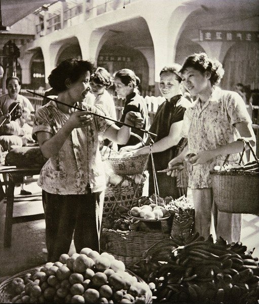 Mercado chino, Shanghái de Chinese Photographer