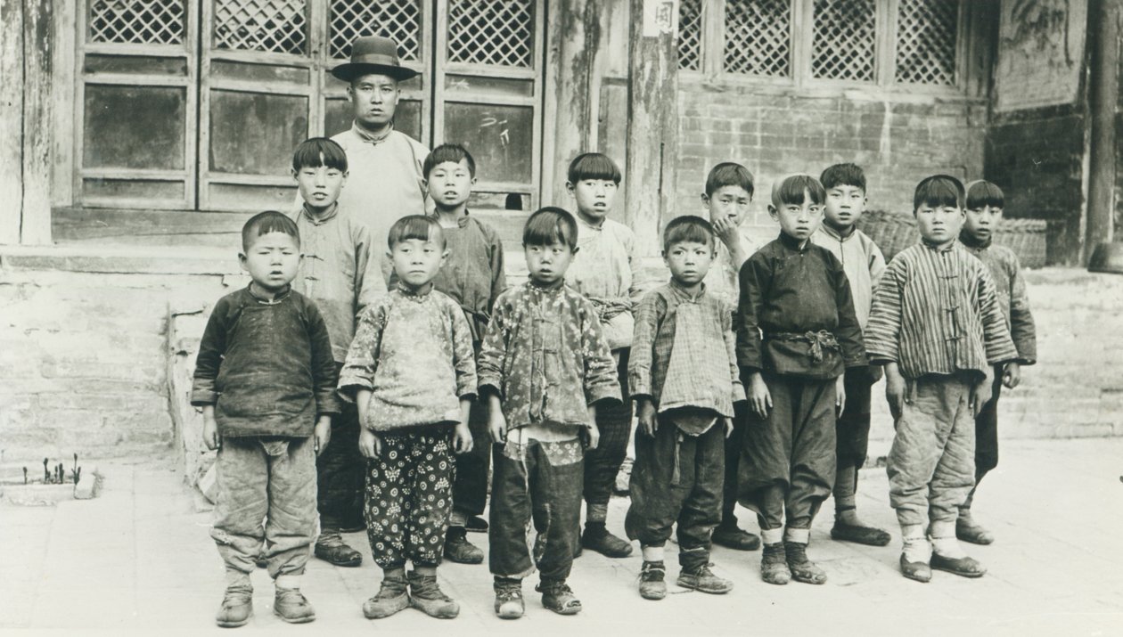 Maestro y alumnos de Chinese Photographer