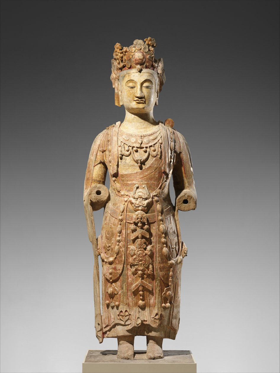 Bodhisattva, probablemente Avalokiteshvara (Guanyin), c.550-60 de Chinese School