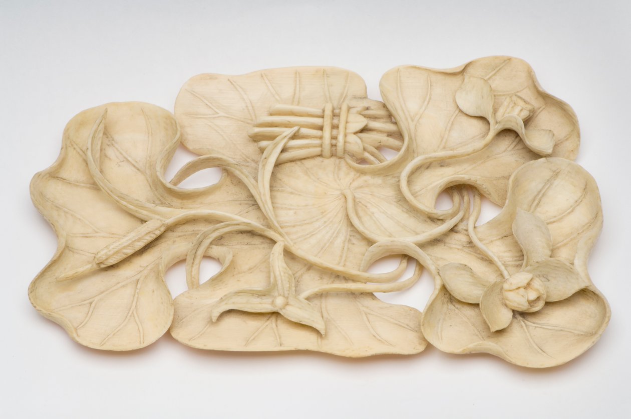 Reposapinceles en forma de flor de loto de Chinese School