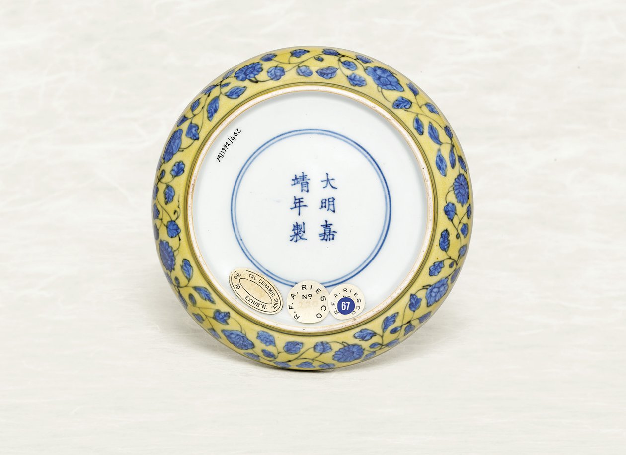 Plato "Fénix", Jiajing, 1522-66 de Chinese School
