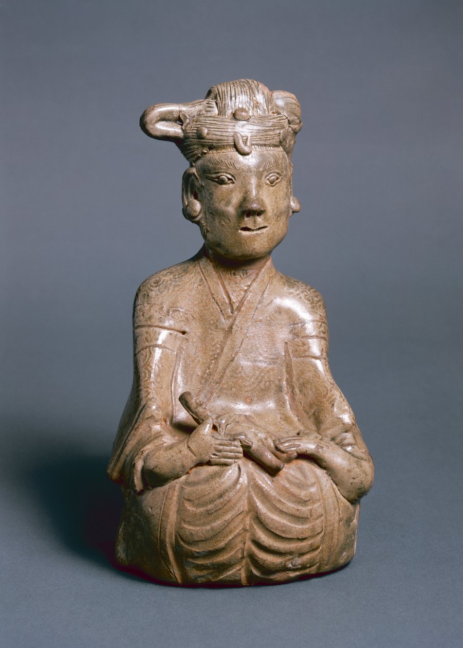 Figura sentada, Jin Occidental, 265-316 de Chinese School