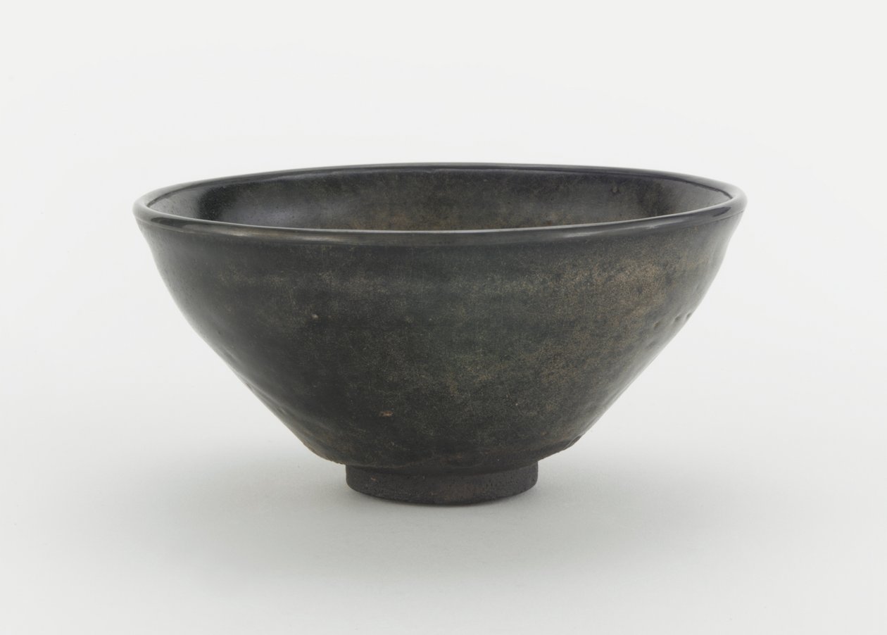 Tazón de té, provincia de Fujian, dinastía Song del Norte o Song del Sur, siglo XII-XIII de Chinese School