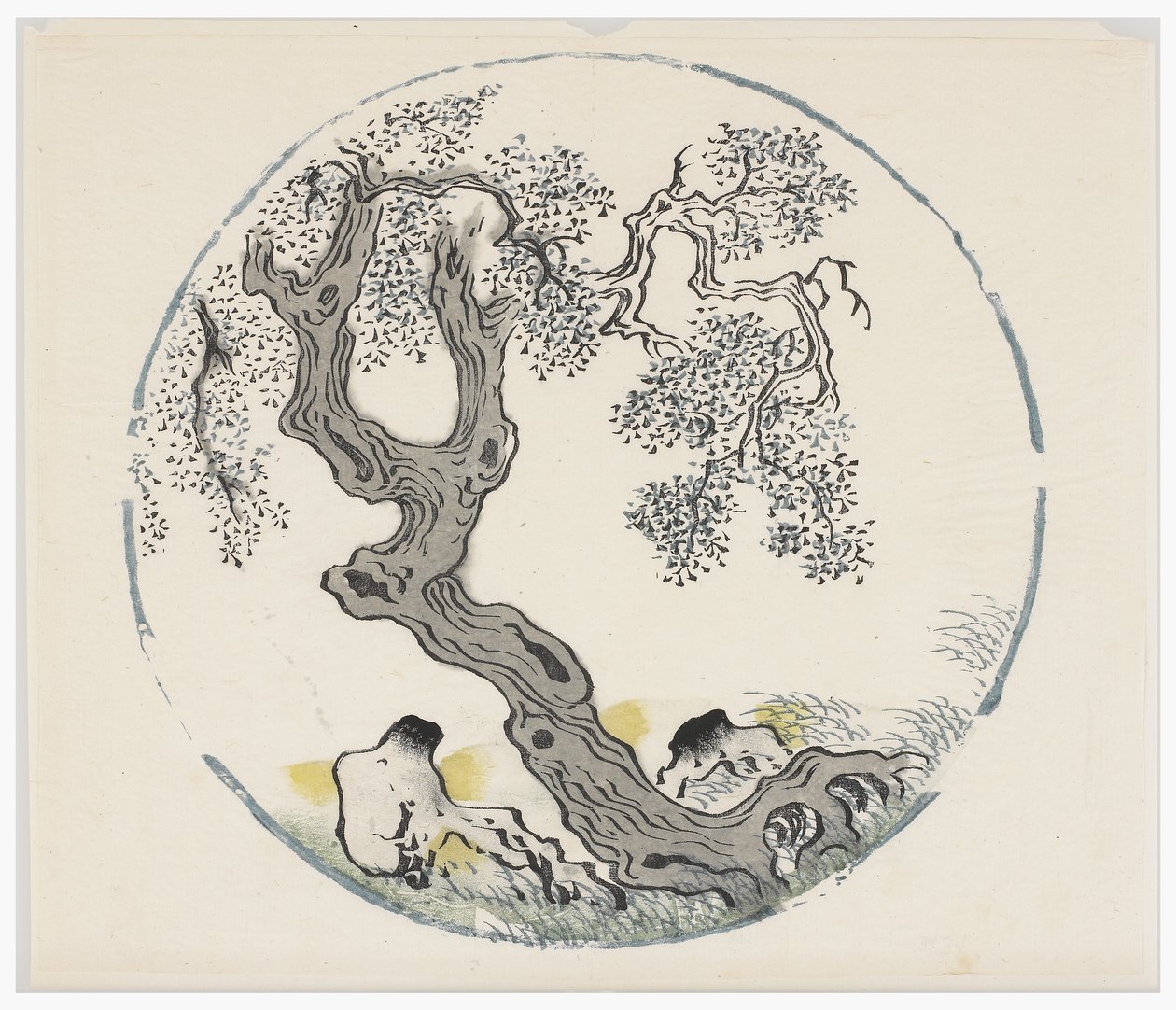 Serie de Diez Bambúes, siglo XVIII de Chinese School