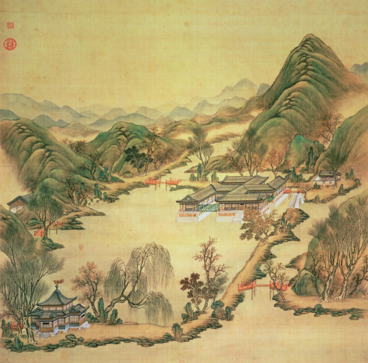Vista del Palacio de Verano, Pekín de Chinese School