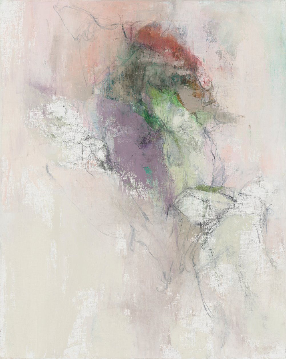 Composición abstracta, serie Formas orgánicas, 2019 de Ching Fun Tso