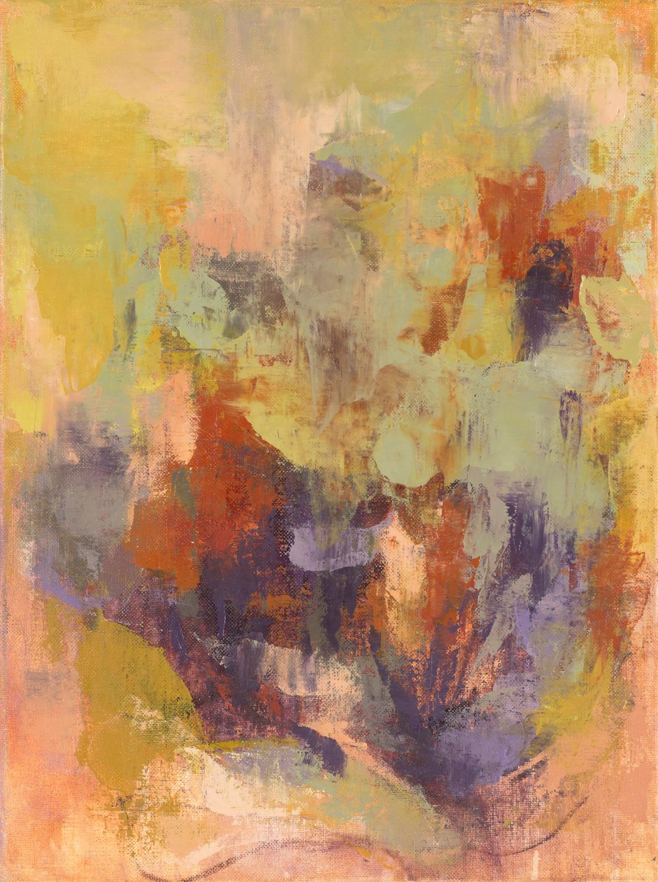 Composición abstracta, Serie orgánica VI, 2023 (óleo sobre lienzo de lino) de Ching Fun Tso