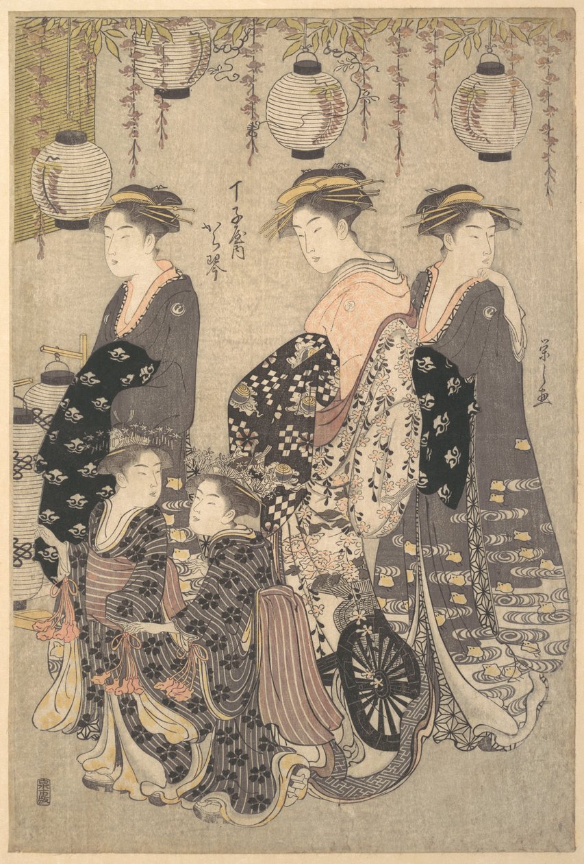 El Karakoto de Chojiya desfila de Chobunsai Eishi