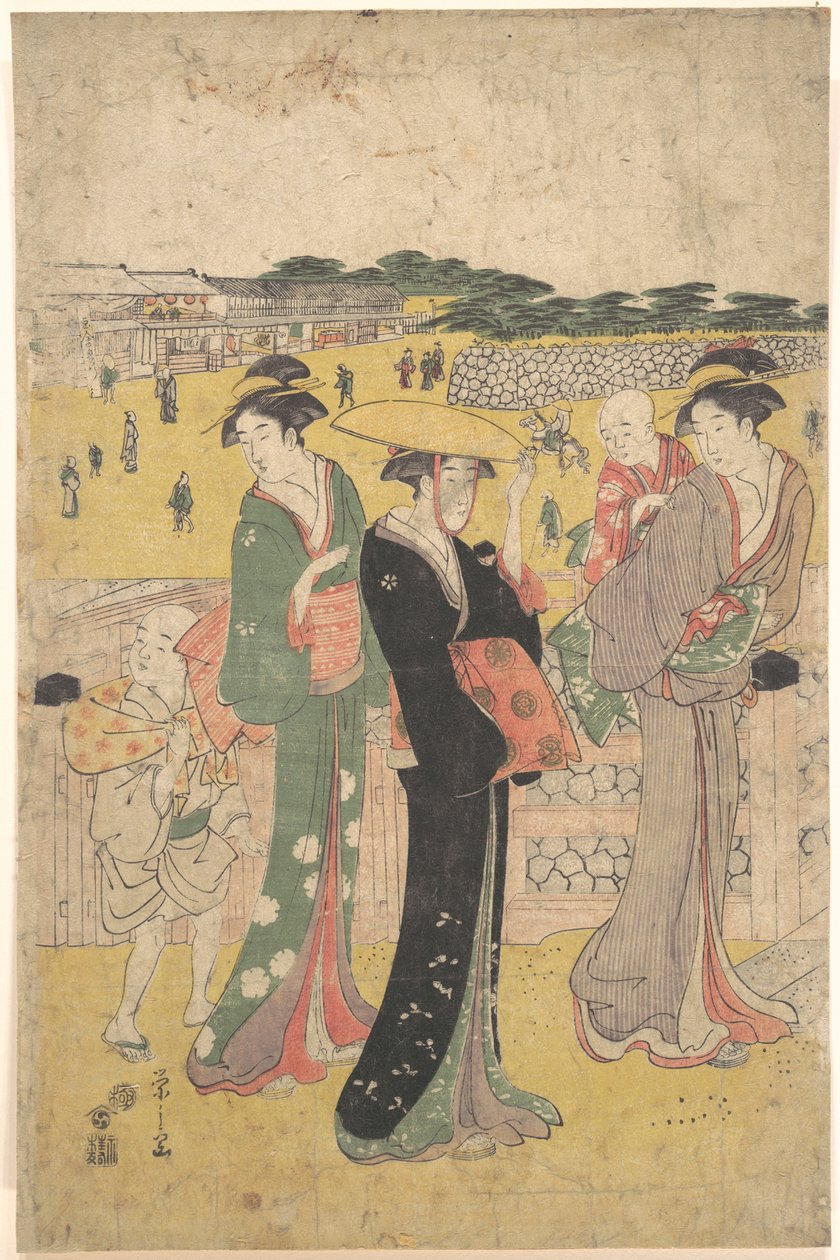 Grabado de Chobunsai Eishi