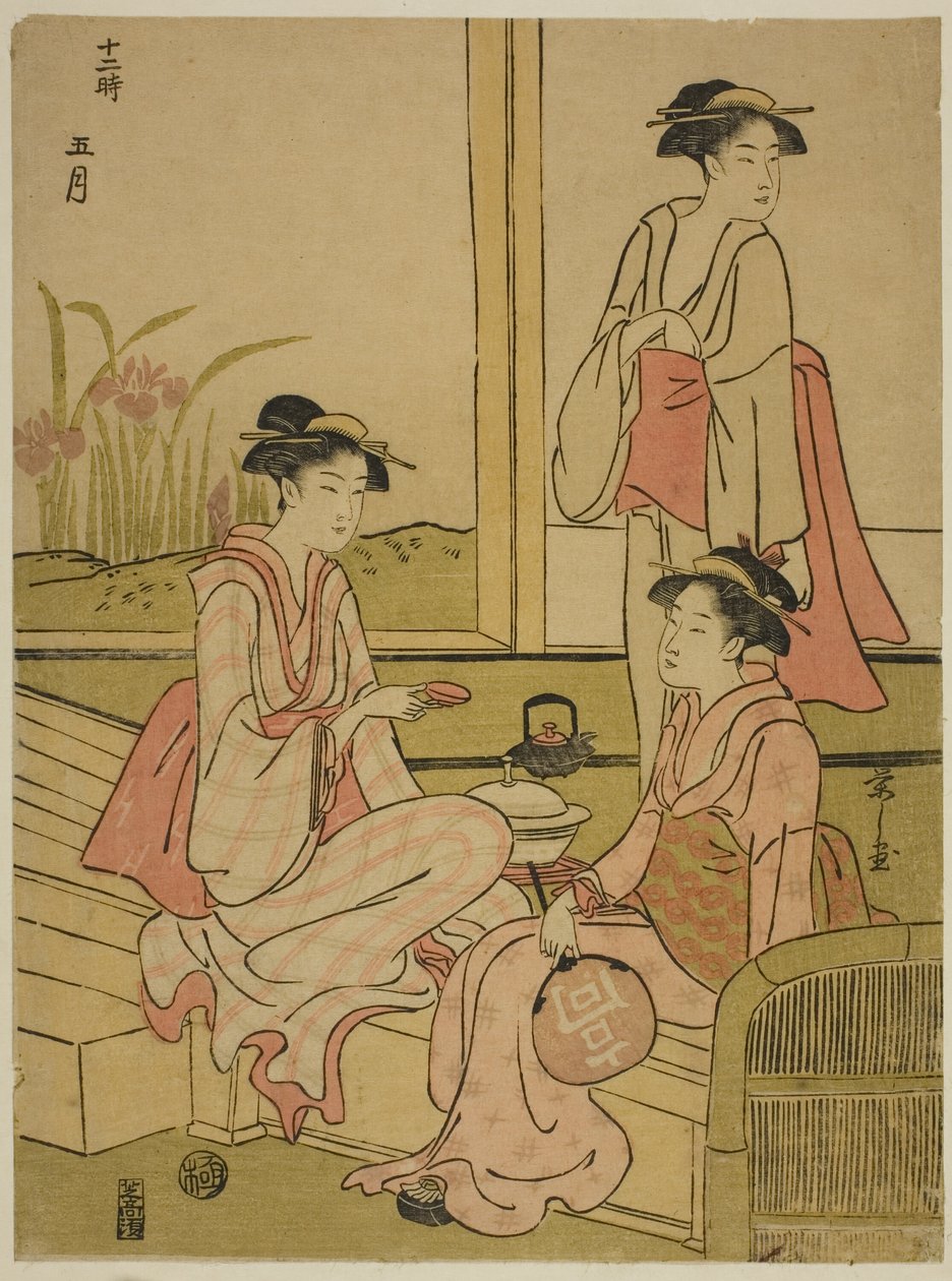 El quinto mes (Gogatsu), de la serie "Los doce meses (Juni toki)" de Chobunsai Eishi
