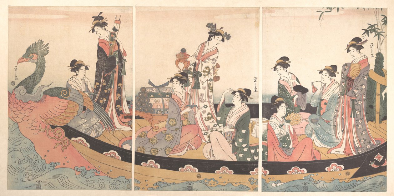 El barco del tesoro de Chobunsai Eishi