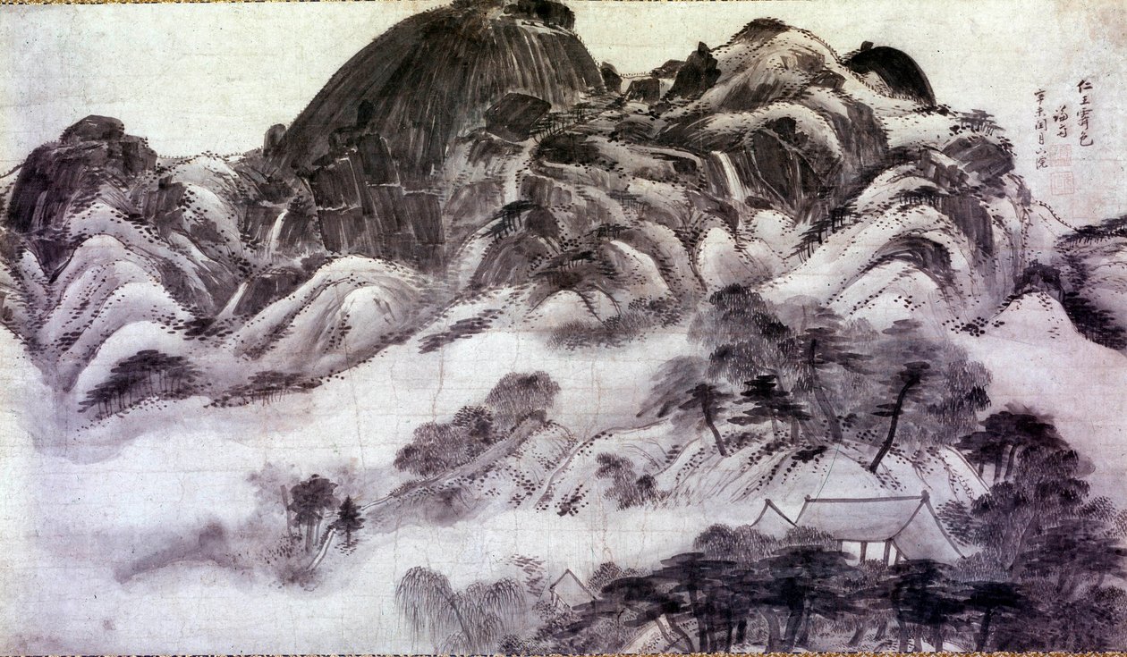 Art coreen: Monte Inwang. Grabados de Chong Son (1676-1759). Siglo XVIII. Colección Jai Hyang John de Chong Son