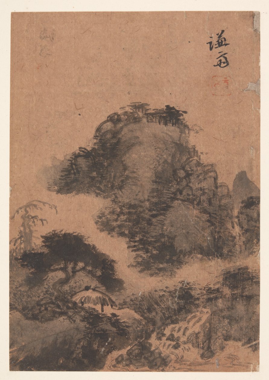 Paisaje (hoja de álbum) de Chong Son