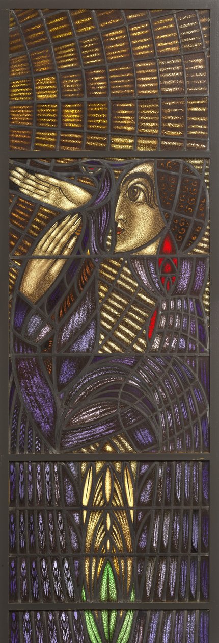 Ventana, vitral, diseño Lebeau de Chris Lebeau