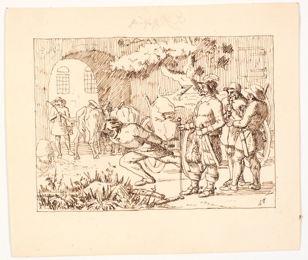 Ilustración para St. St. Blicher, De tre Helligaftener de Christen Dalsgaard
