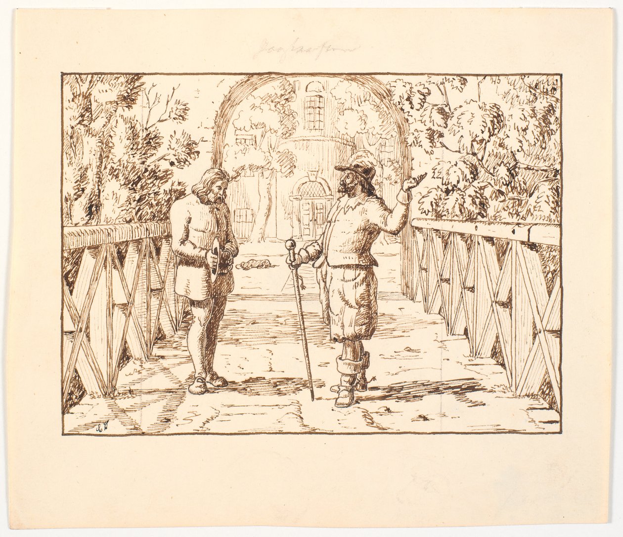 Ilustración para St. St. Blicher, Las tres vísperas de santos de Christen Dalsgaard