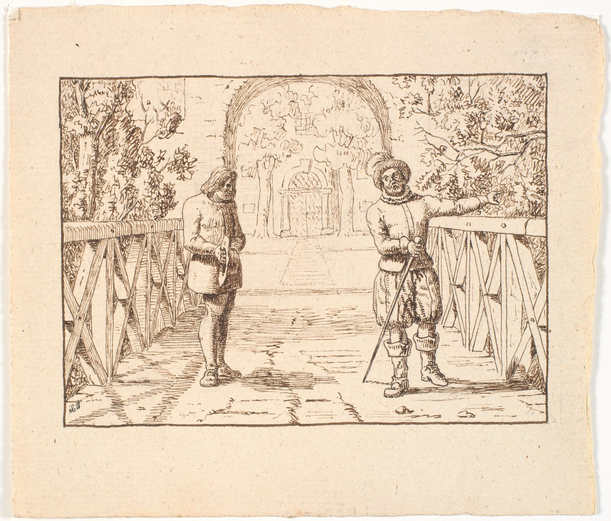 Ilustración para St. St. Blicher, Las tres vísperas de Christen Dalsgaard