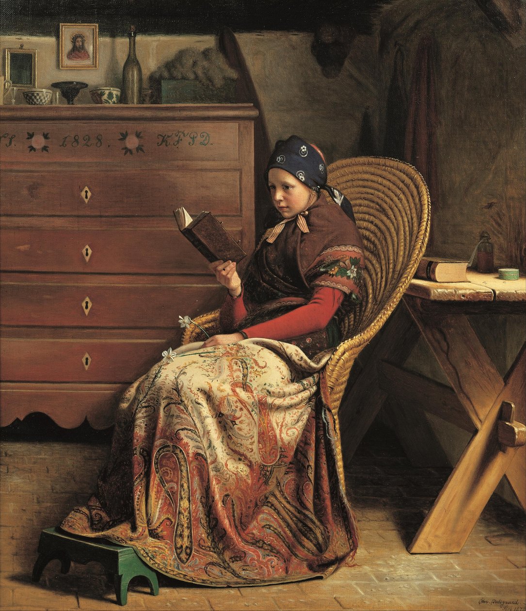 En un pinar. Estudio de Christen Dalsgaard