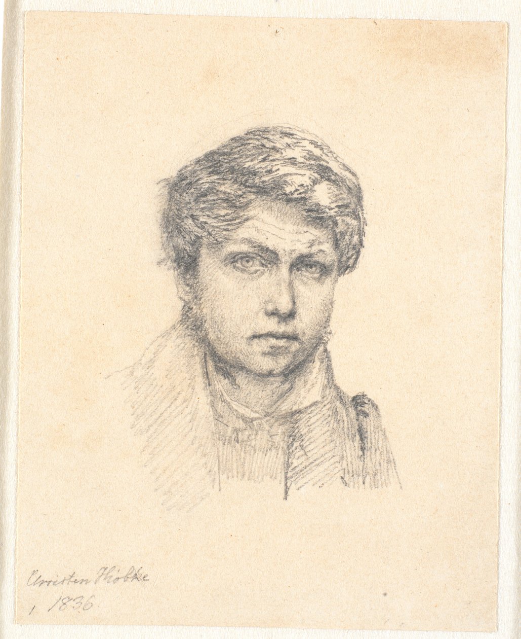 Autorretrato del artista de Christen Købke