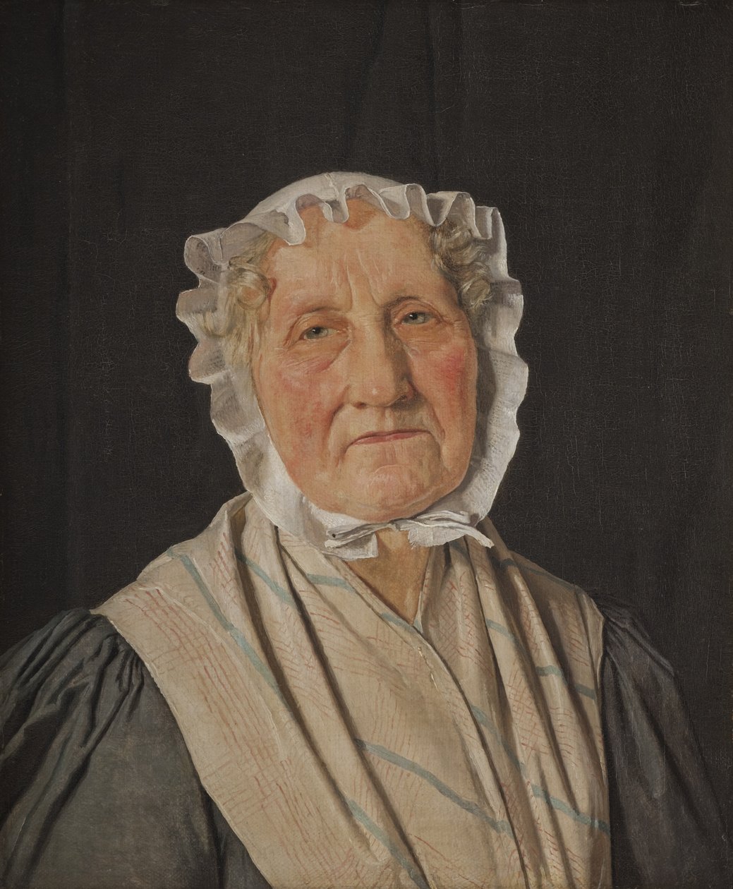 Retrato de Inger Margrethe Høyen, de soltera Schrøder, la madre del historiador del arte N.L. Høyen de Christen Købke
