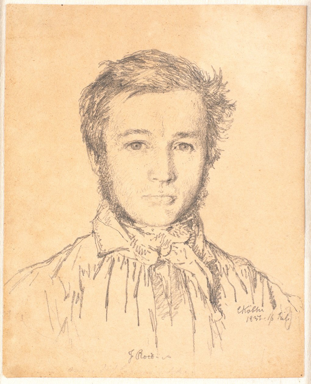 Retrato de Jørgen Roed de Christen Købke