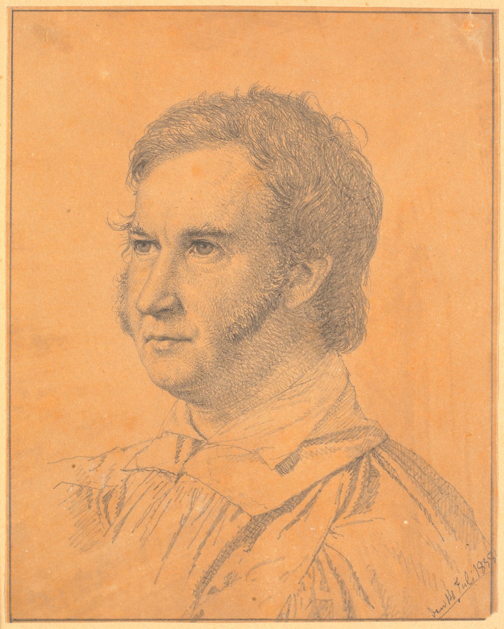 Retrato de Jacob Georg Købke (consejero de justicia, físico de la diócesis en Nykøbing F.) de Christen Købke