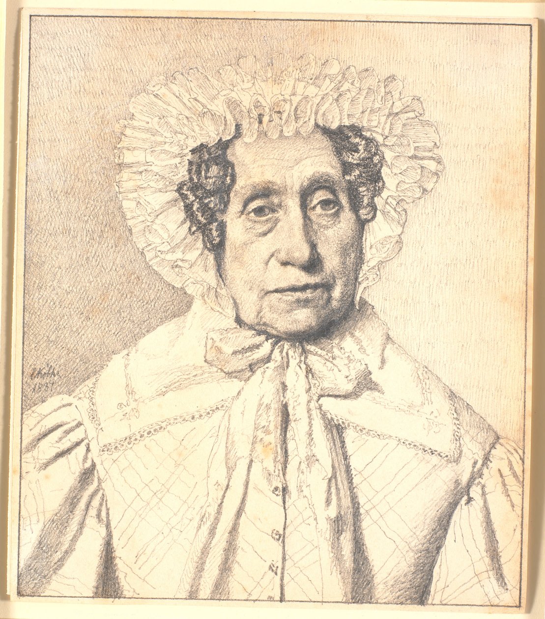 Retrato de Maren Krohn, nacida Rasmussen de Christen Købke