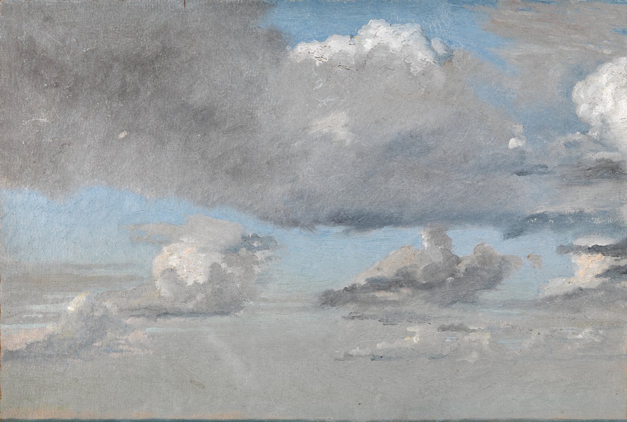 Estudio de nubes de Christen Købke