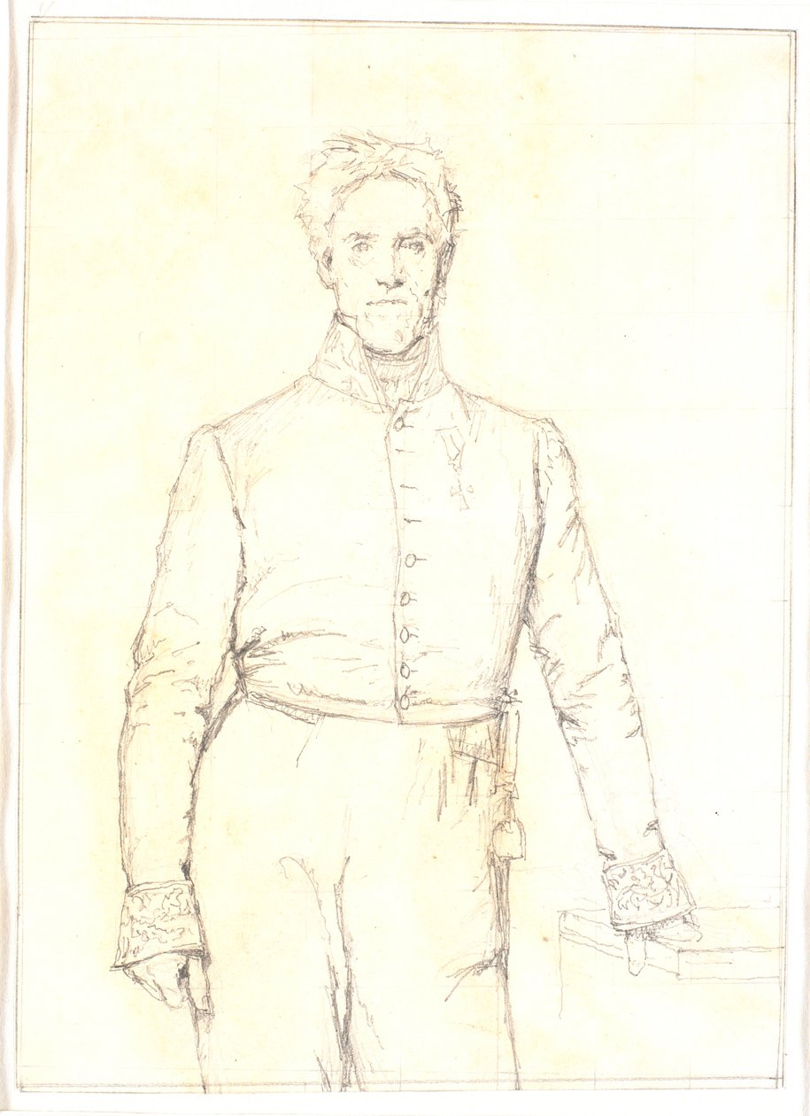El gobernador y chambelán Jens Andreas Graah (1787-1873) de Christen Købke
