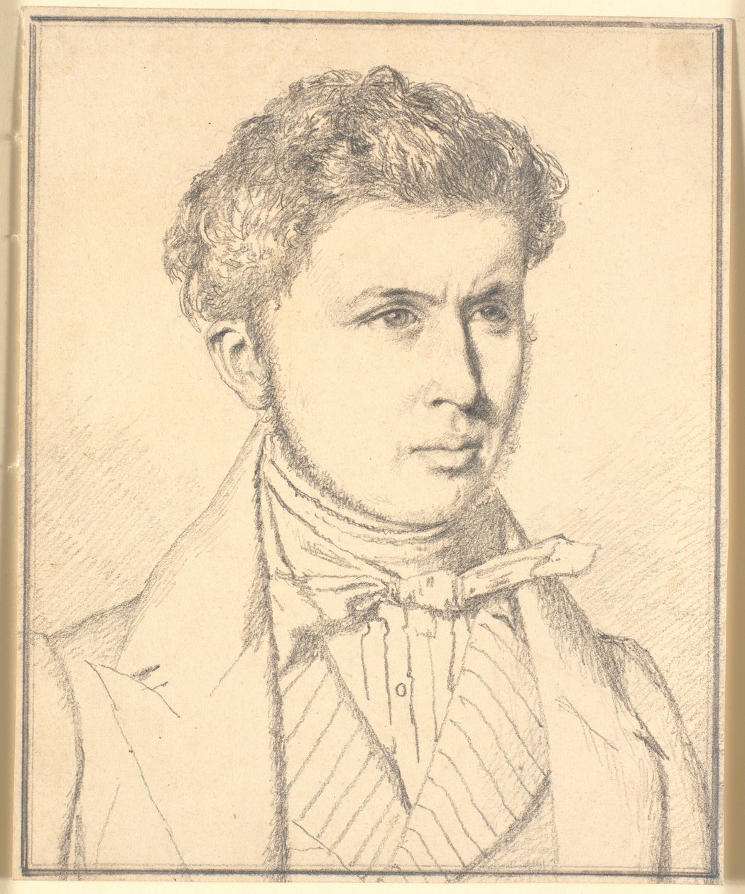 Retrato del hermano del artista, H.P.N.Kø bke (1812-39) de Christen Købke