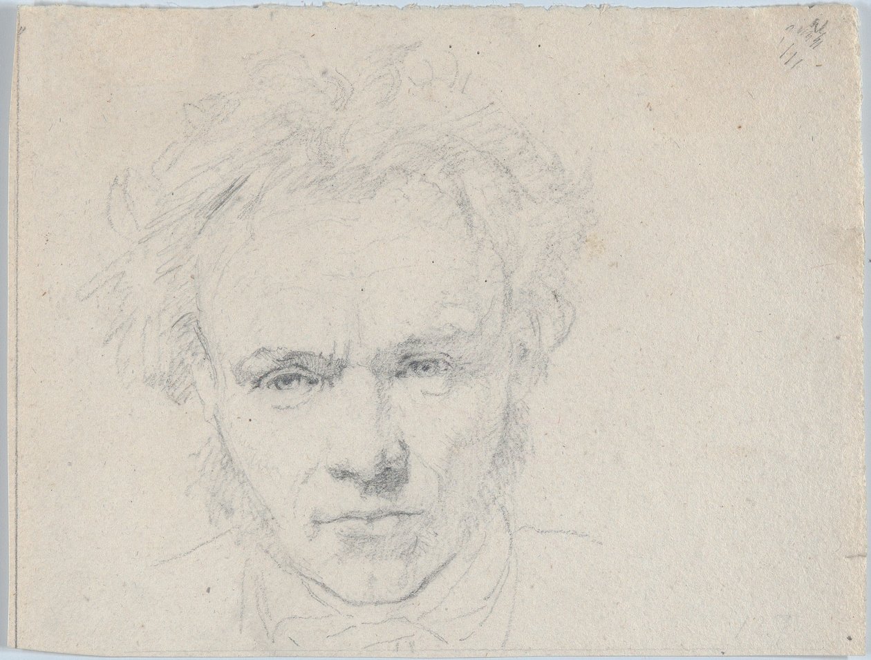 Retrato del escultor Hermann Ernst Freund de Christen Købke