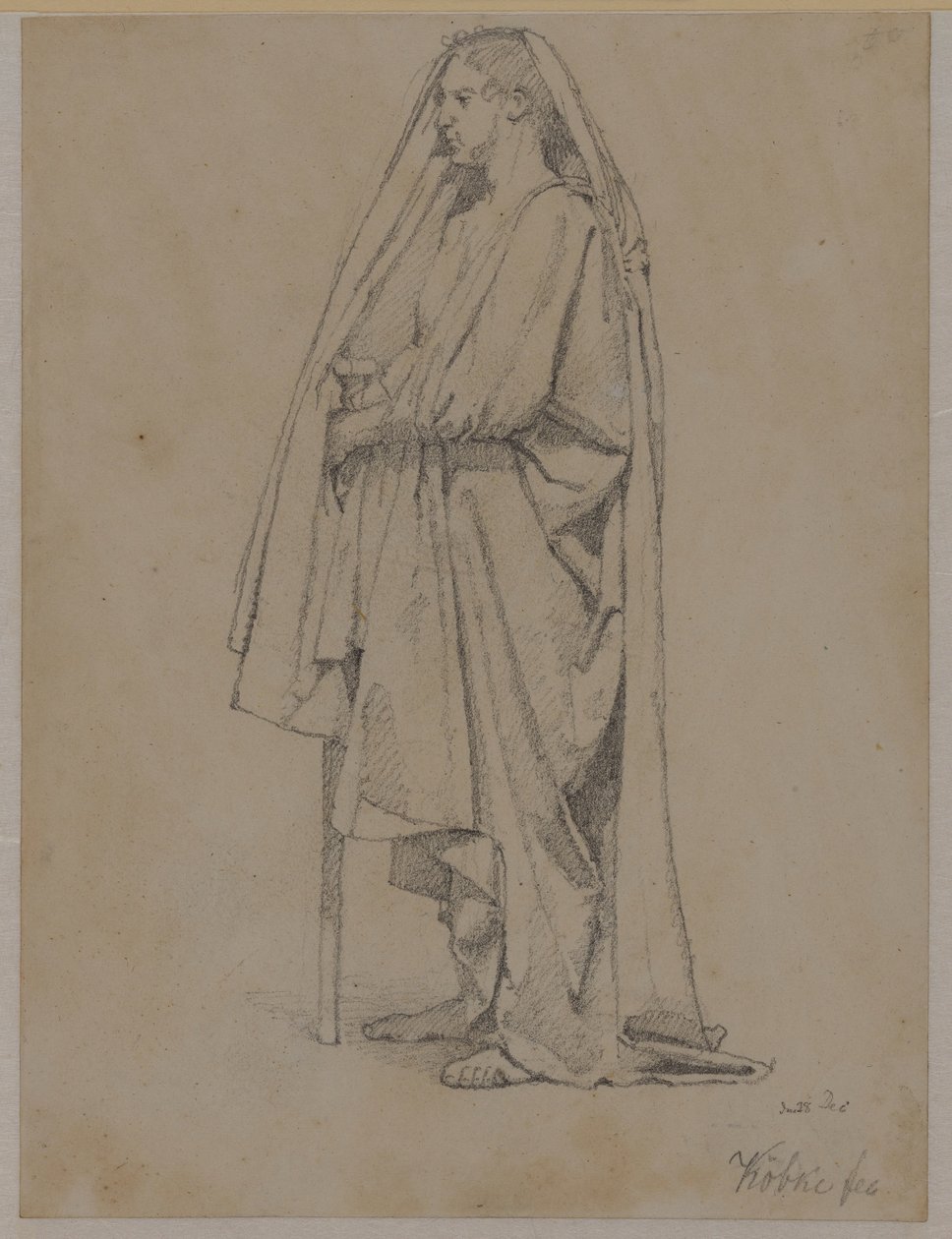 Hombre de pie de Christen Købke