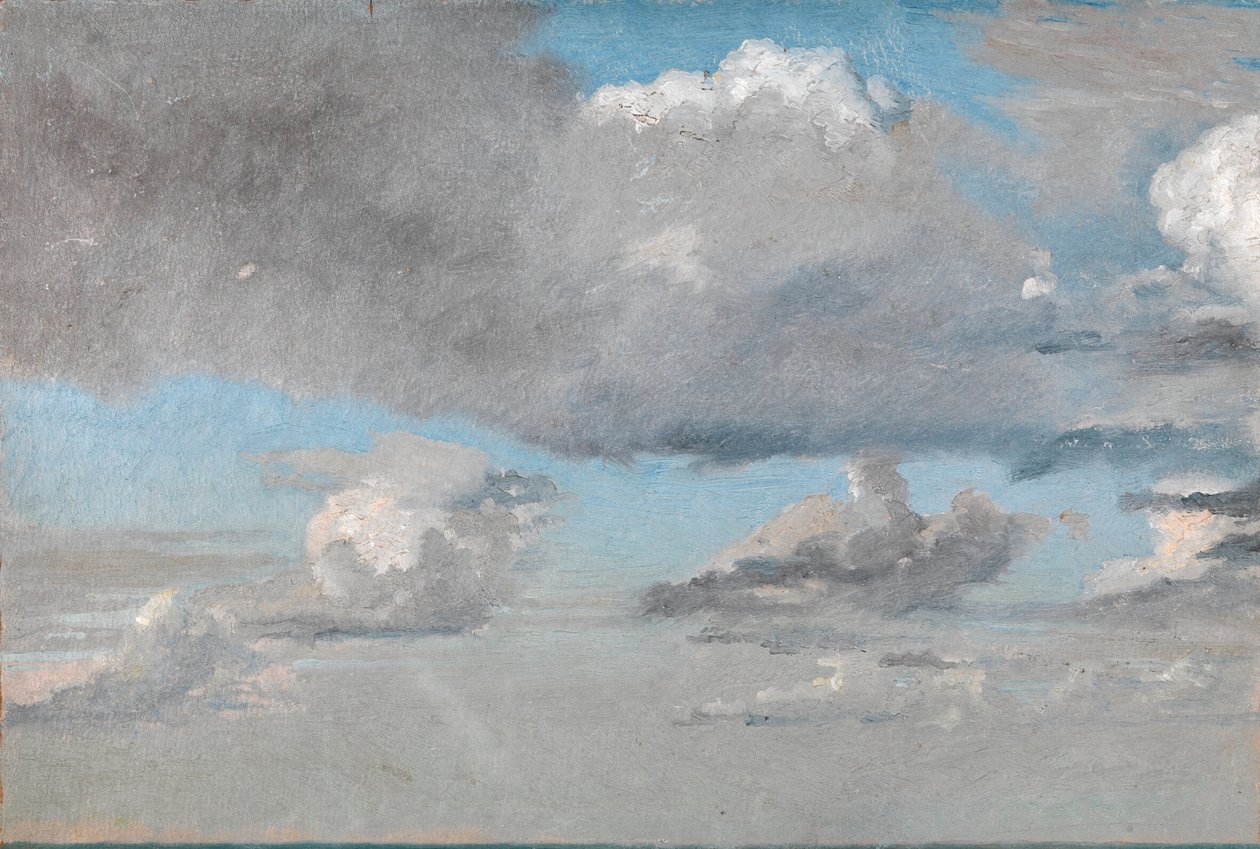Estudio de nubes de Christen Købke