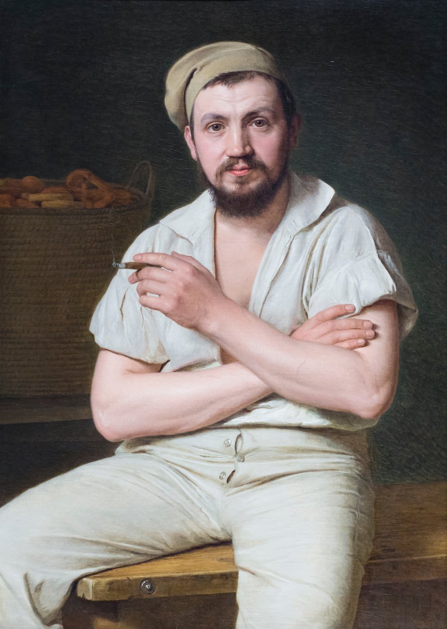 Retrato de Wilhelm Bendz, hacia 1830 (óleo sobre lienzo) de Christen Schjellerup Kobke